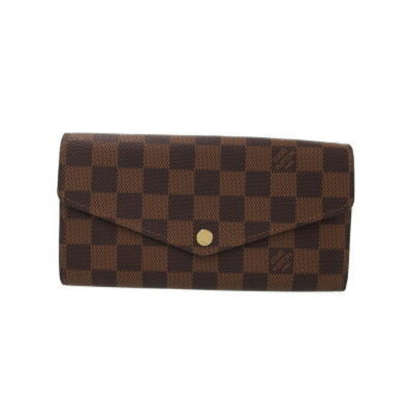 Louis Vuitton Damier Portefeuille Sarah Bifold Long Wallet - Picture 1 of 5